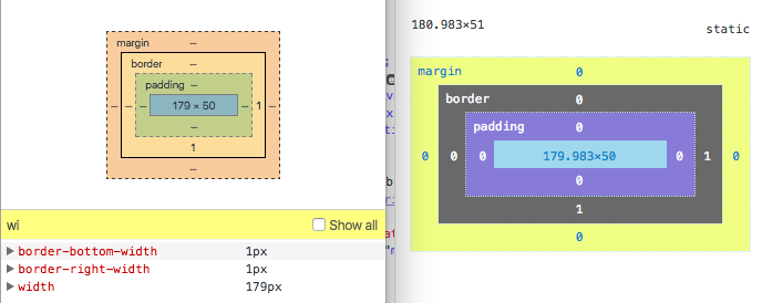 li width in CSS