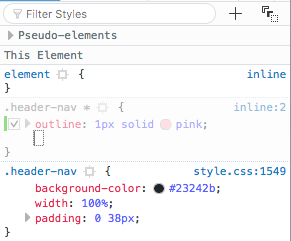 outline css rule